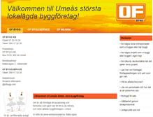 Tablet Screenshot of ofbygg.com